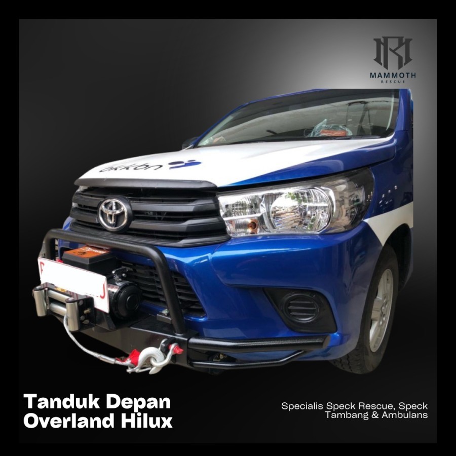 Tanduk depan overland untuk double cabin hilux