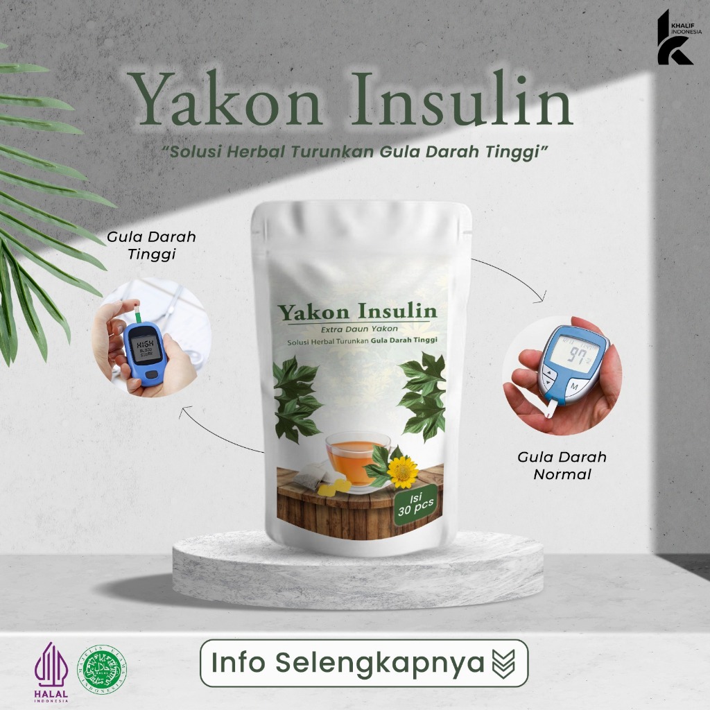 

TEH YAKON INSULIN - Herbal Alami Efektif Mengatasi Kencing Manis Gula Darah Tinggi Diabetes BPOM PREMIUM ORIGINAL 100%