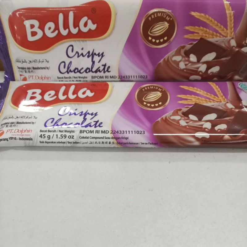 

cokelat Bella Mr. P choco premium 50Gr