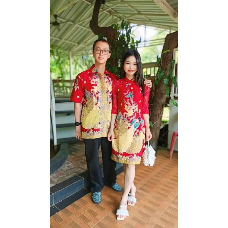 COUPLE BATIK CHEONGSAM MERAK IMLEK 2025