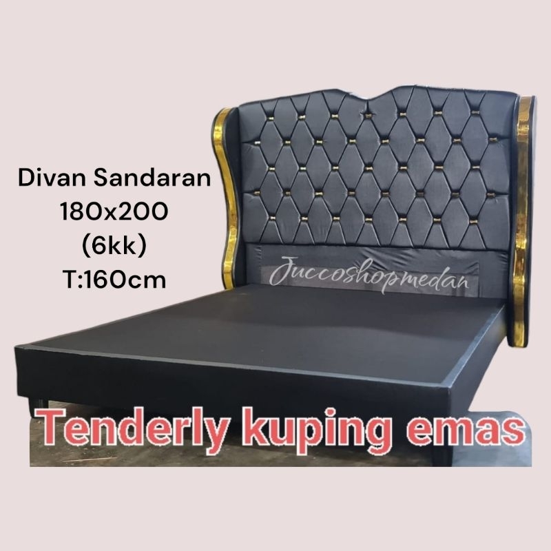 [ JUCCO ] Divan Sandaran Minimalis 180x200 - Dipan dan sandaran Tenderly Tinggi - Divan Tempah Murah