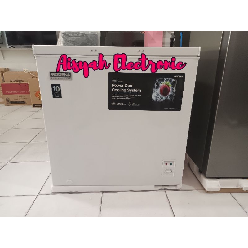CHEST FREEZER MODENA 200 LITER MD-0211 MAWH GARANSI 10 TAHUN