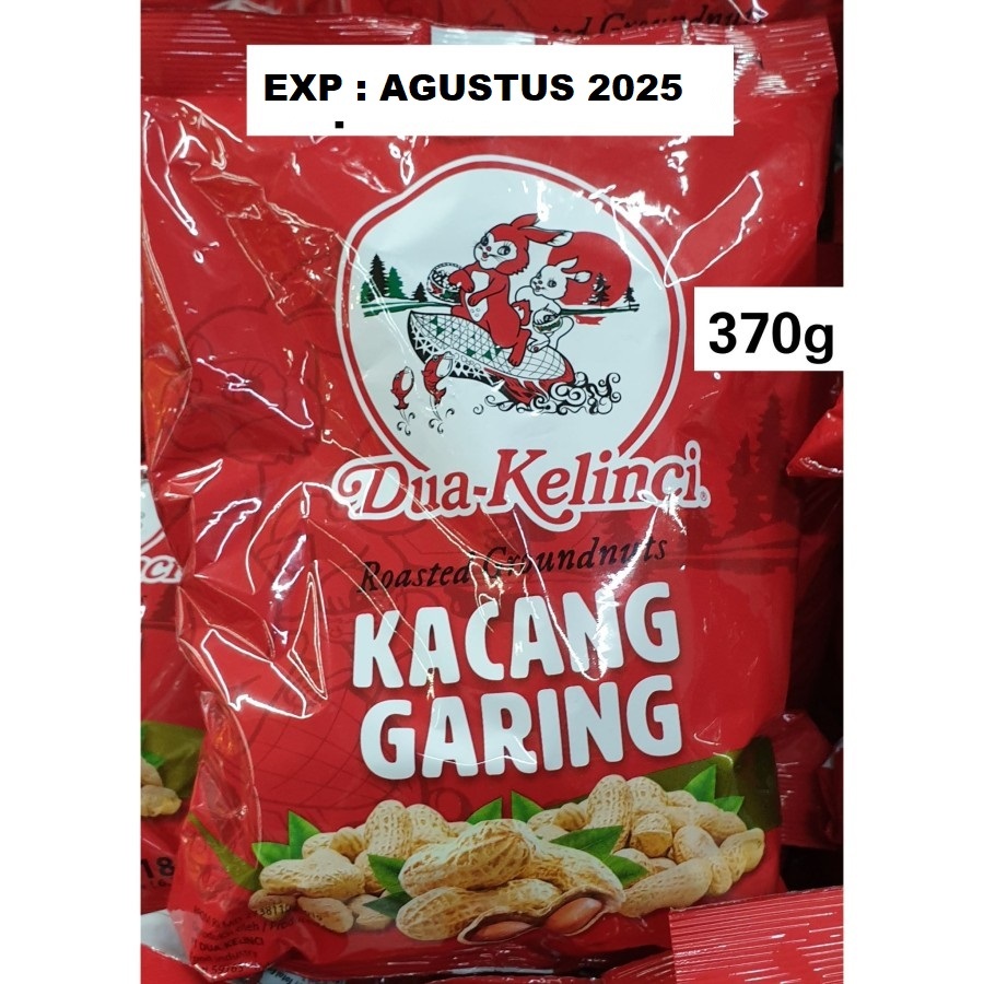 

Dua Kelinci Kacang Kulit Garing 370 gram