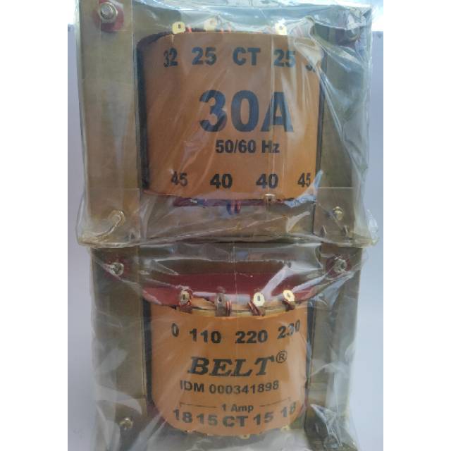 Trafo Belt 30A CT 45V
