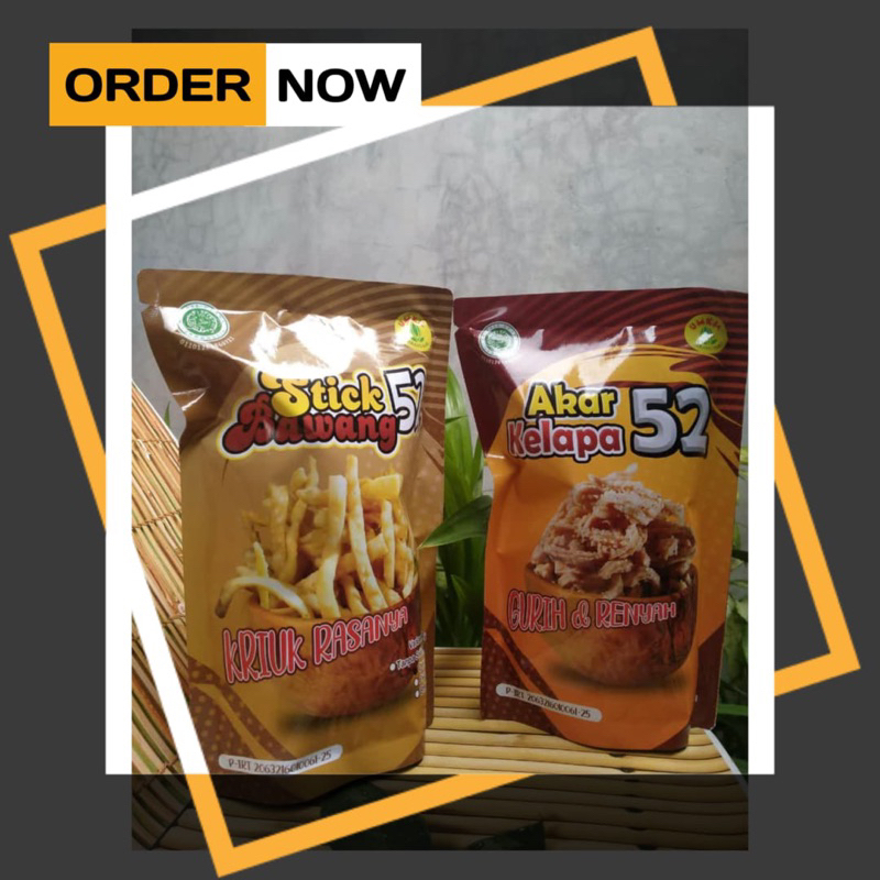 

Stick Bawang 52 170Gr Krispy Gurih Renyah