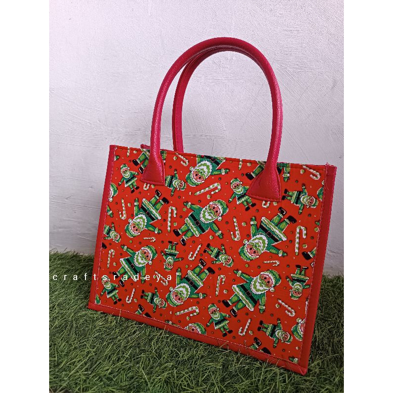 

Bag Christmas Theme / Natal Hampers Giftbag / Tas Mika Hadiah Kado Santa