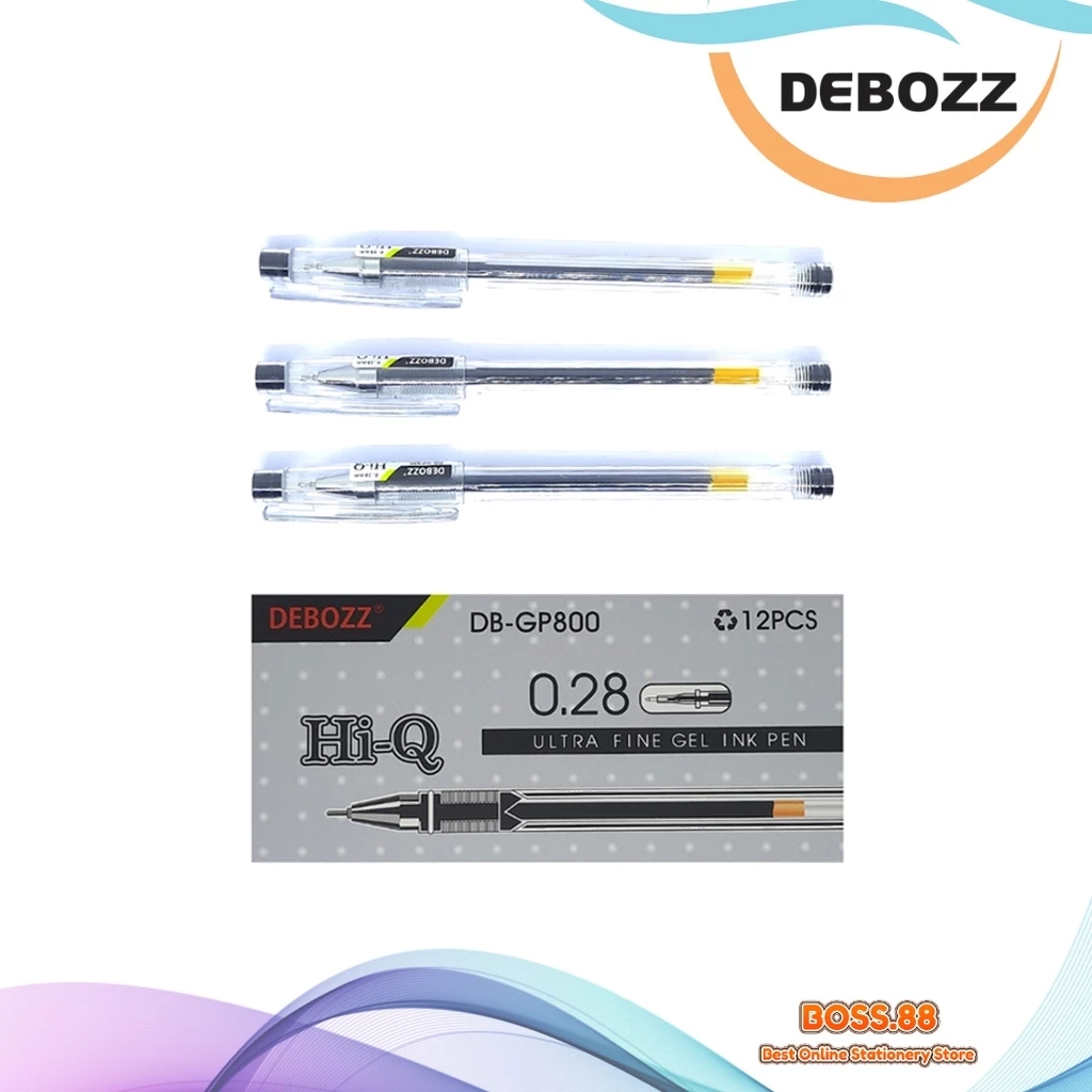 

GEL PEN / PULPEN GEL DEBOZZ DB GP-800 (12 PCS)