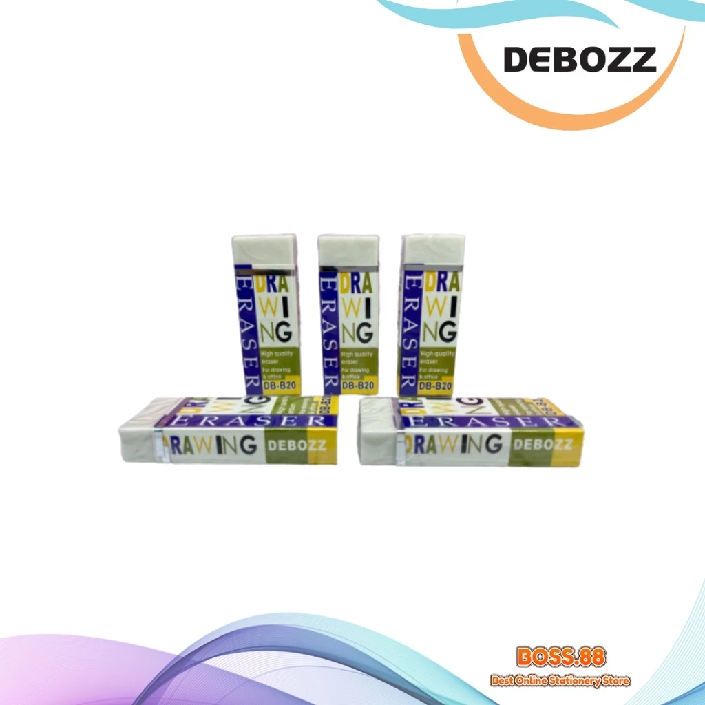 

ERASER / PENGHAPUS DEBOZZ DB-20 PUTIH (1 BOX)