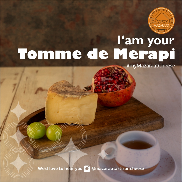 

Keju Tomme de Merapi (Mazaraat)