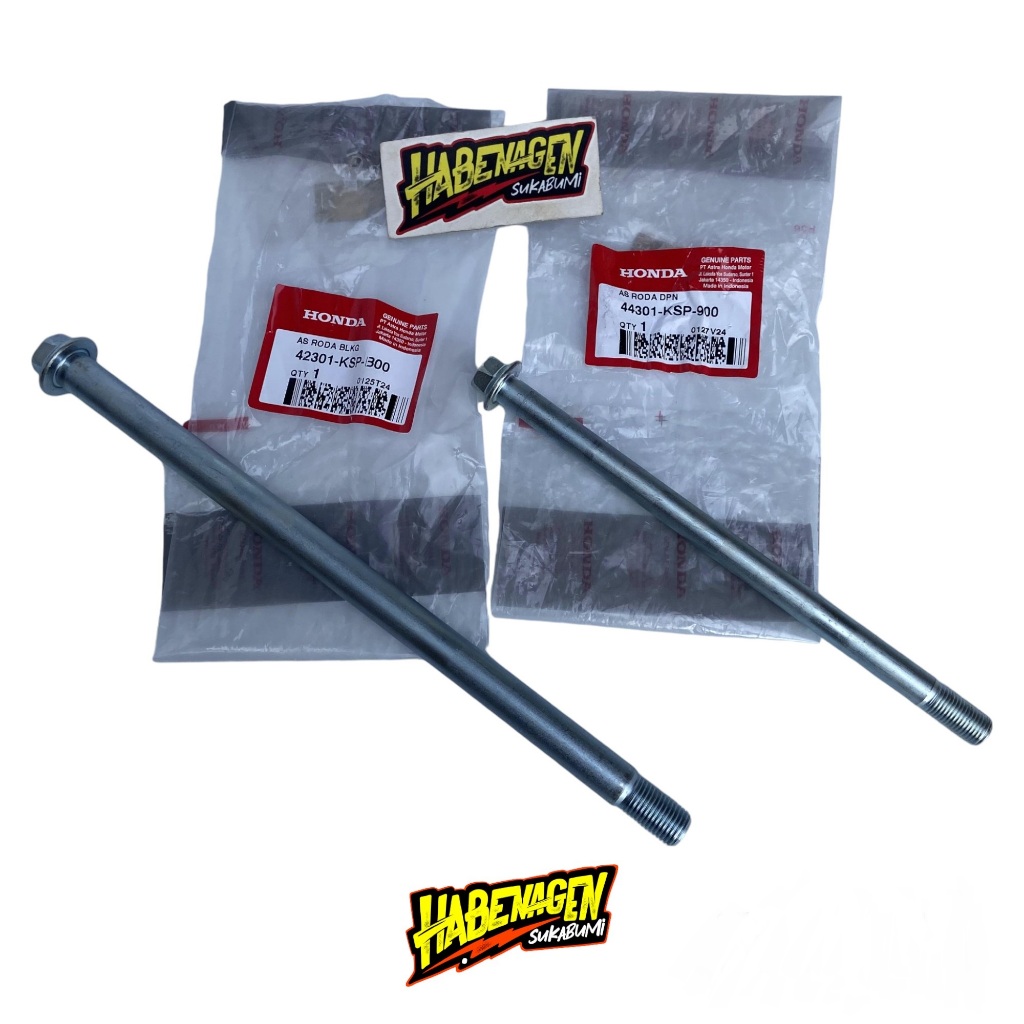 AS RODA DEPAN MEGA PRO NEW | as roda depan belakang Axle FR RR Wheel honda mega pro megapro monoshoc