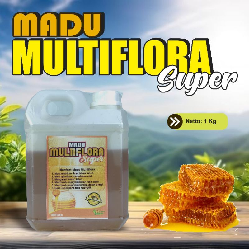 

Madu Murni, Madu Asli, Madu Multiflora kemasan 1kg