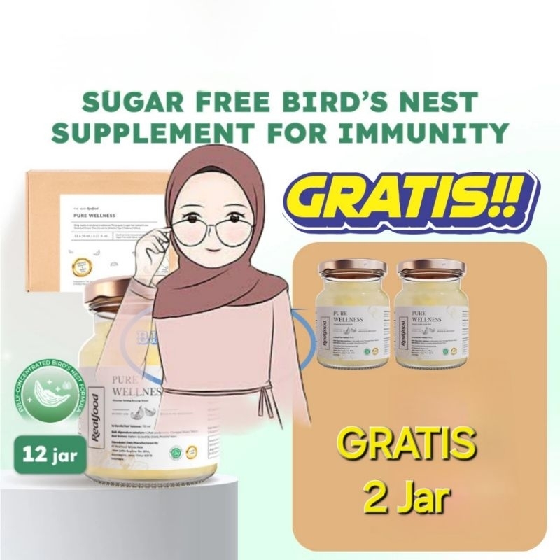 

Realfood Pure Wellness program 12 hari Gratis 2 JAR Sarang Burung Walet