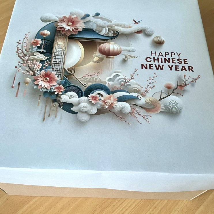 

( 5 pcs ) Dus Kotak Imlek Hampers Kado Box Chinese New Year Ukuran 22cm 25cm 30cm