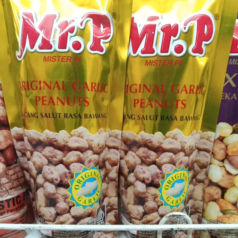 

Kacang Mr. p Rasa garlic 80Gr