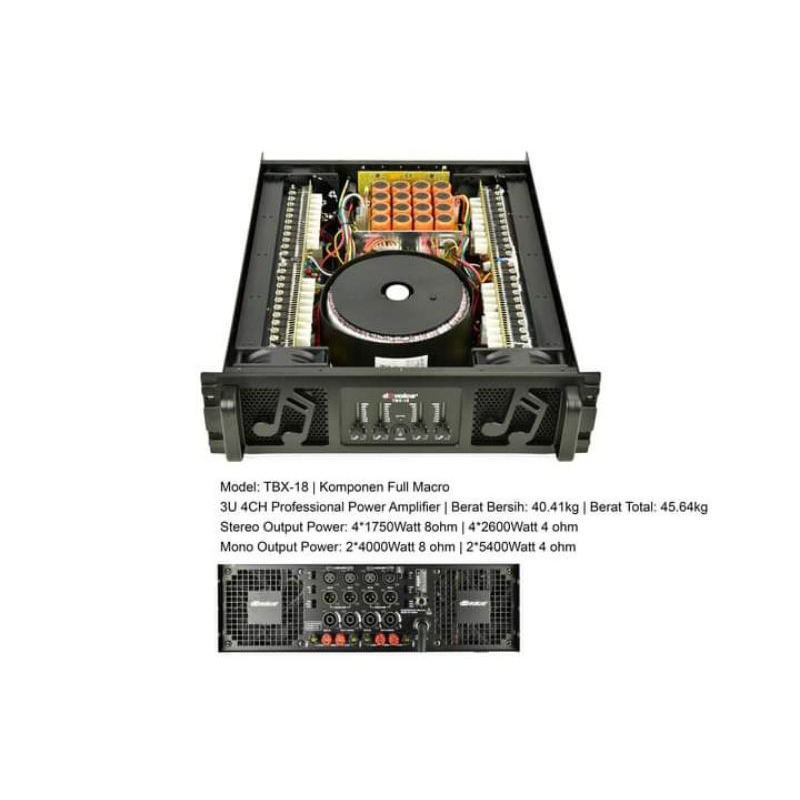 Power db Voice TBX 18 Original Amplifier dBVoice TBX18 Class H