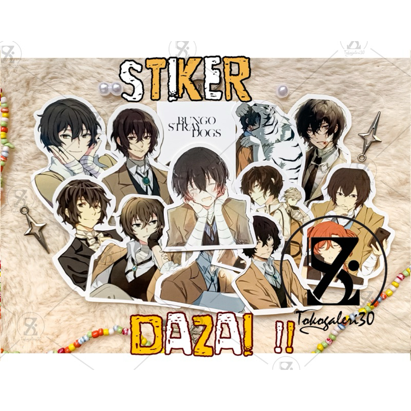 

STIKER DAZAI OSAMU STIKER ANIME MURAH[ 25PCS] SUDAH CUTTING