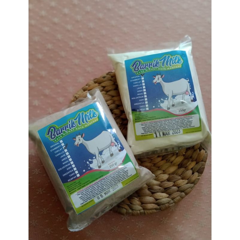 

Susu Kambing Etawa Barrik Milk 250gr