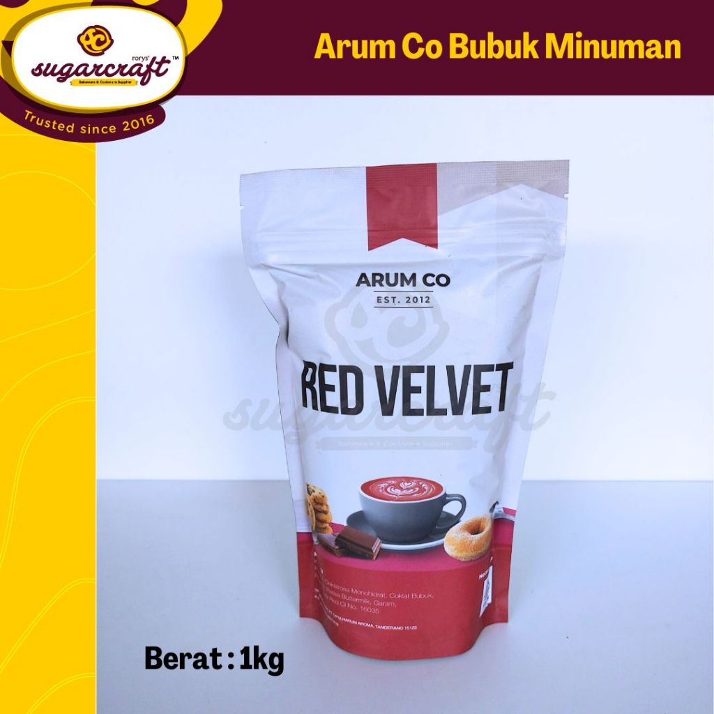 

Bubuk minuman Arum Co Red Velvet 500gr