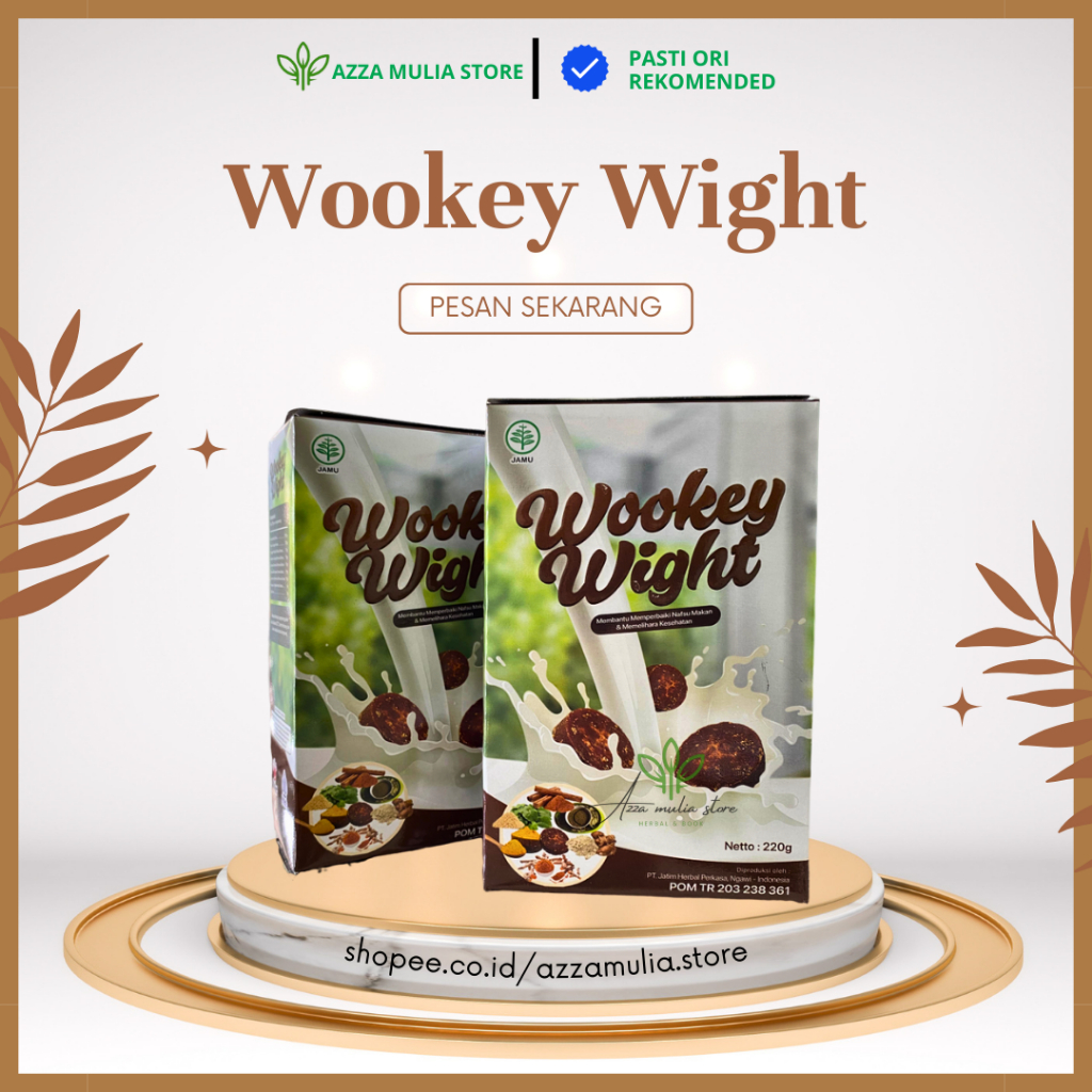 

Susu Penambah Berat Badan - WOOKEY WEIGHT Original 220gr Solusi Nafsu Makan Membaik Original