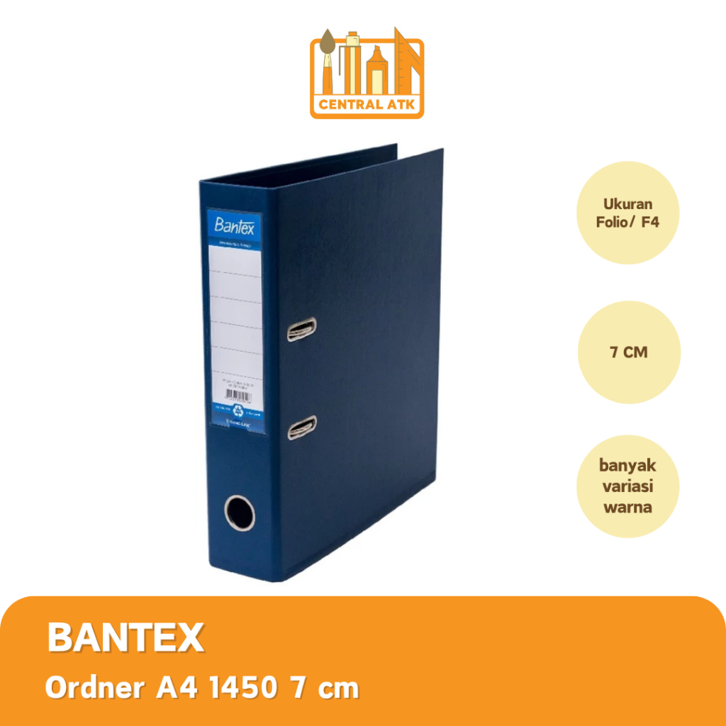 

ORDNER BANTEX A4 1450-01 7cm WARNA BLUE NAVY