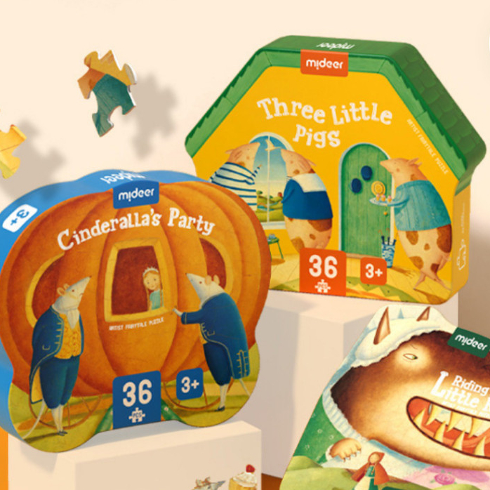 MIDEER Artist's Fairy Tale Puzzle Mainan Edukasi Jigsaw Puzzle Susun Hadiah Anak