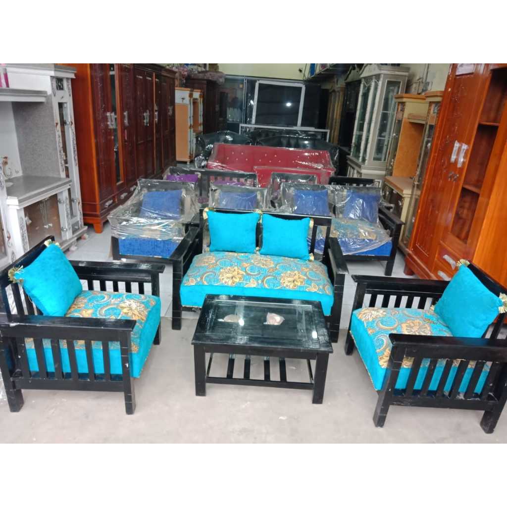 SOFA BANGKU KAYU 211 MINIMALIS MURAH / BANGKU SOFA RUANG TAMU