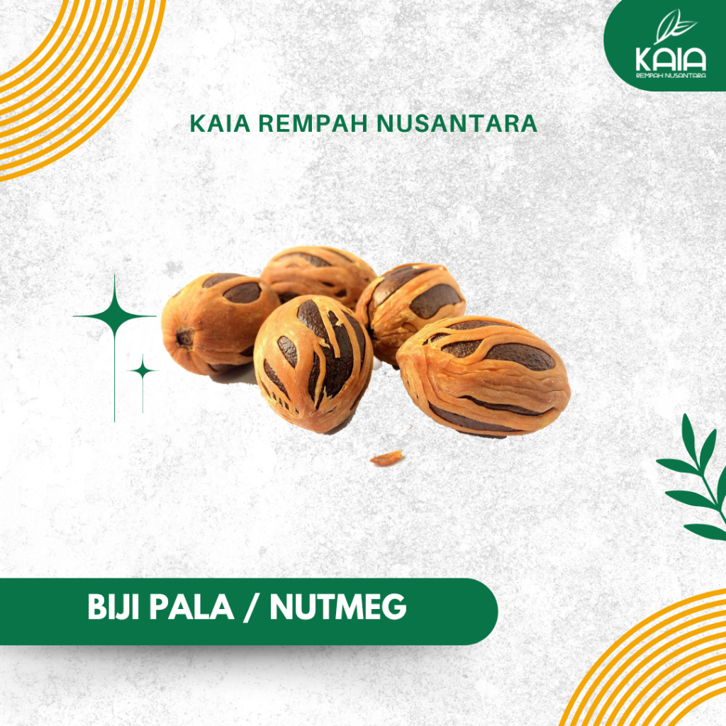 

KAIA Biji Pala - Rempah bumbu dapur segar premium