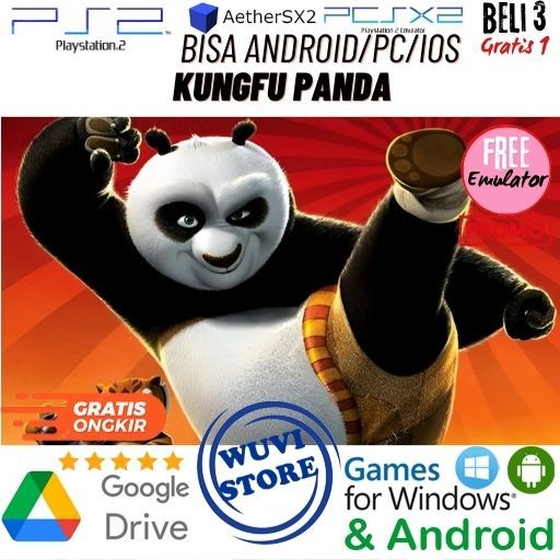 PS 2 Kungfu Panda | Bisa di PC / Android / IOS Plus Emulator | Beli 3 Gratis 1
