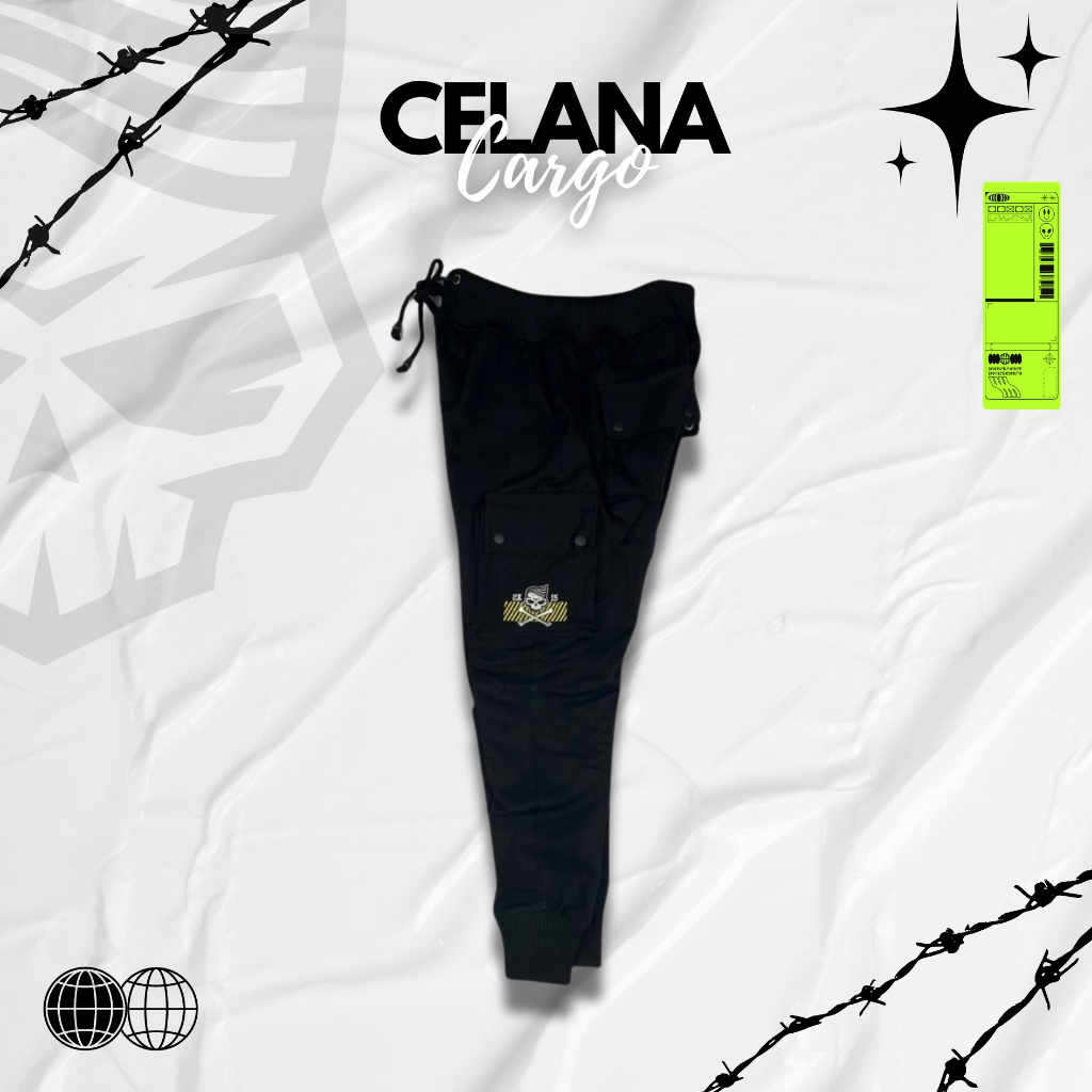 Celana Cargo DXPRO LINE Denim