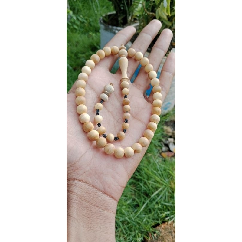 tasbih kayu Cendana super wangi isi 33btr dim 8mm