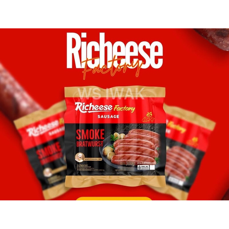 

Sosis Richeese Smoke Sausage Bratwurst (khusus jawa timur)