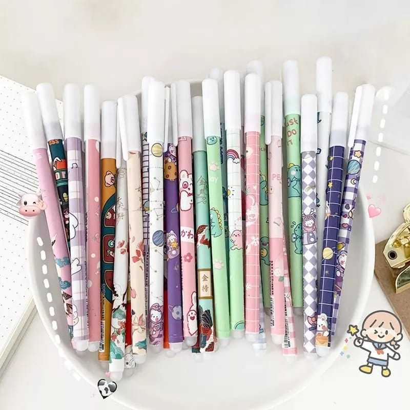 

PUL PEN GEL BISA DI HAPUS KETEBALAN 0,5 MOTIF LUCU KEKINIAN