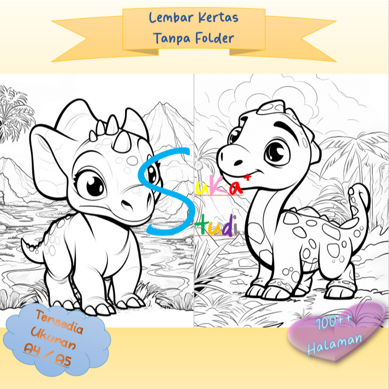 

SUKASTUDI - Kertas MEWARNAI HEWAN Lembar Belajar Aktivitas Worksheet Anak COLOURING ANIMAL