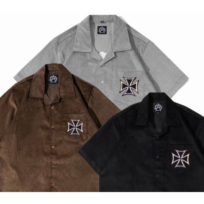 INDEPENDEN - Work Shirt Boxy Corduroy Boxy Fit