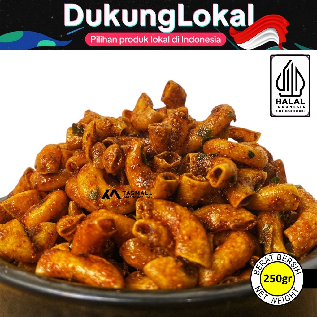 

250gr Makaroni Goreng SICUDLA [Renyah Bumbu Medok Daun Jeruk]