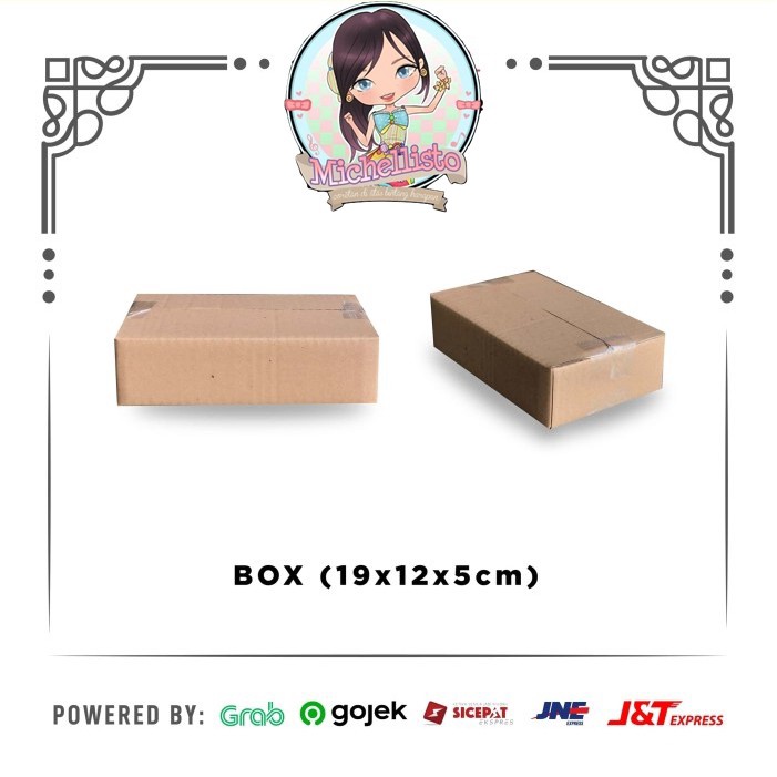 Diskon 3 Member Kardus Polos Dus Packing 19 x 12 x 5 Box Packingan A82