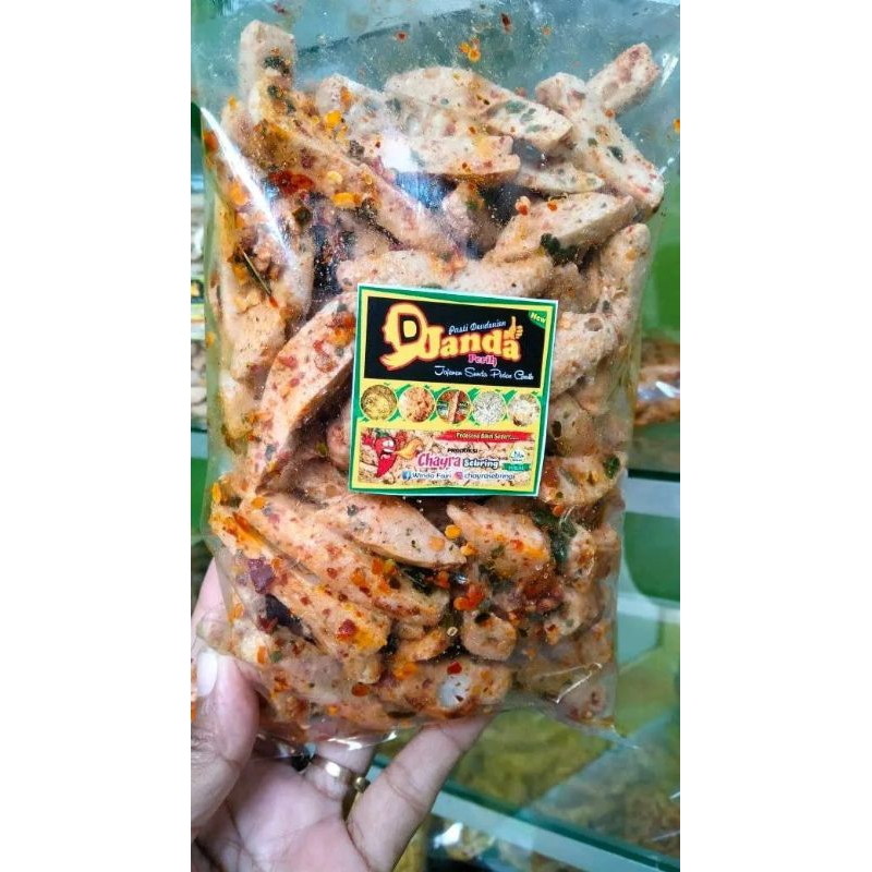 

stik basreng/basreng /baso goreng pedas gurih jdanda perih250g