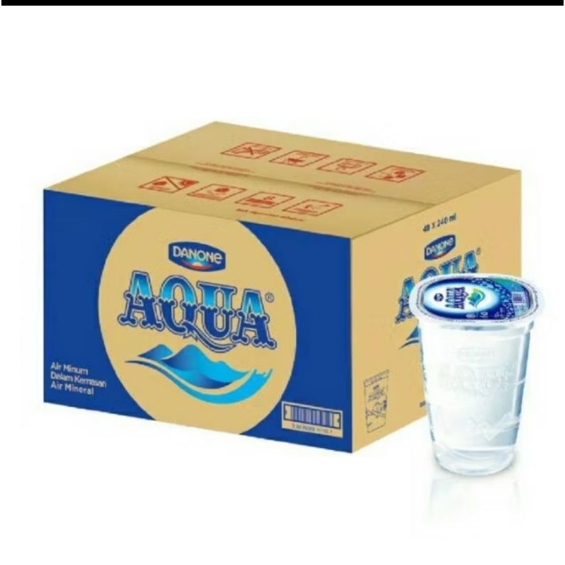 

AQUA Air Mineral Gelas 1Dus isi 48 @220 ML