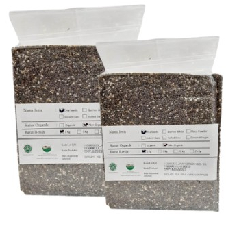 

Chia seed Hitam Mexico Non Organik 1kg / Chia seed Mexico /