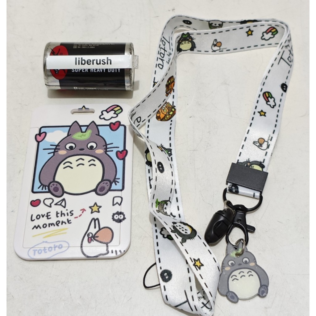 

studio ghibli totoro lanyard tag name merchandise