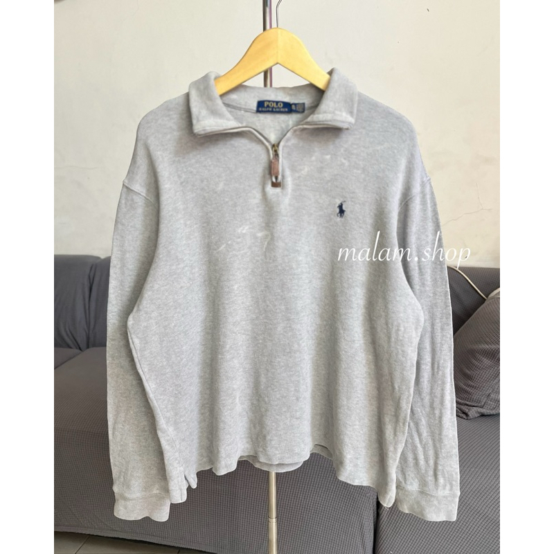 Polo Ralph Lauren Half Zip Sweater - Grey