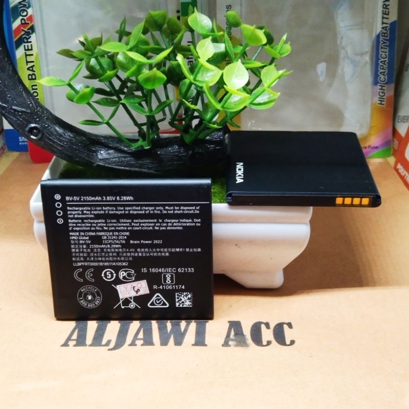 Baterai Nokia 1 2018 TA-1047 TA-1056 TA-1060  TA-1079 TA-1066 BV-5V BV5V  Dual Sim BV-5V Original Ba