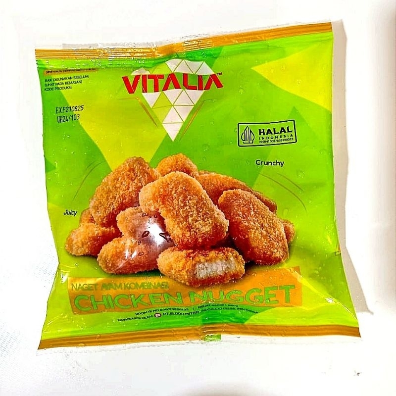 

Vitalia Nugget Ayam Kombinasi Crunchy Juicy 250g