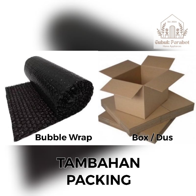 

TAMBAHAN PACKING DUS & BUBBLE WRAP