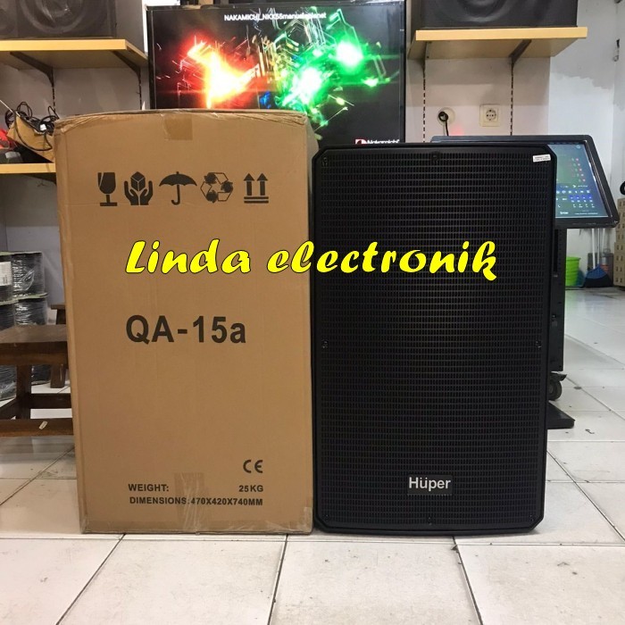 Speaker Aktif Huper qa15a / qa 15a / qa15 a 15 inch 1 buah original