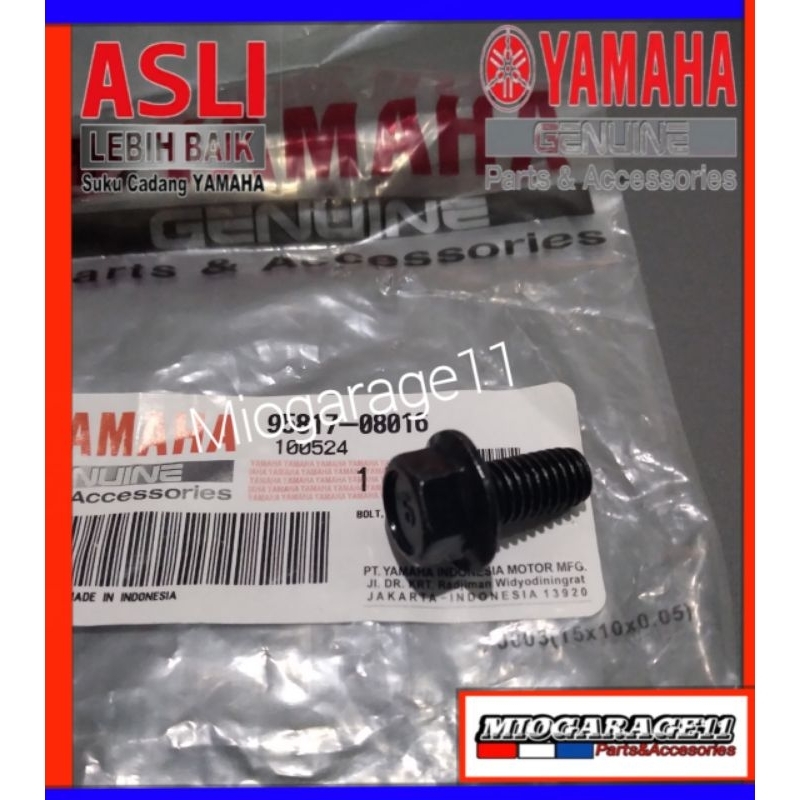 Baut Pembuangan Oli Gardan Mio Sporty - Mio Smile - Mio Soul - Fino Karbu - Xeon  95817-08016