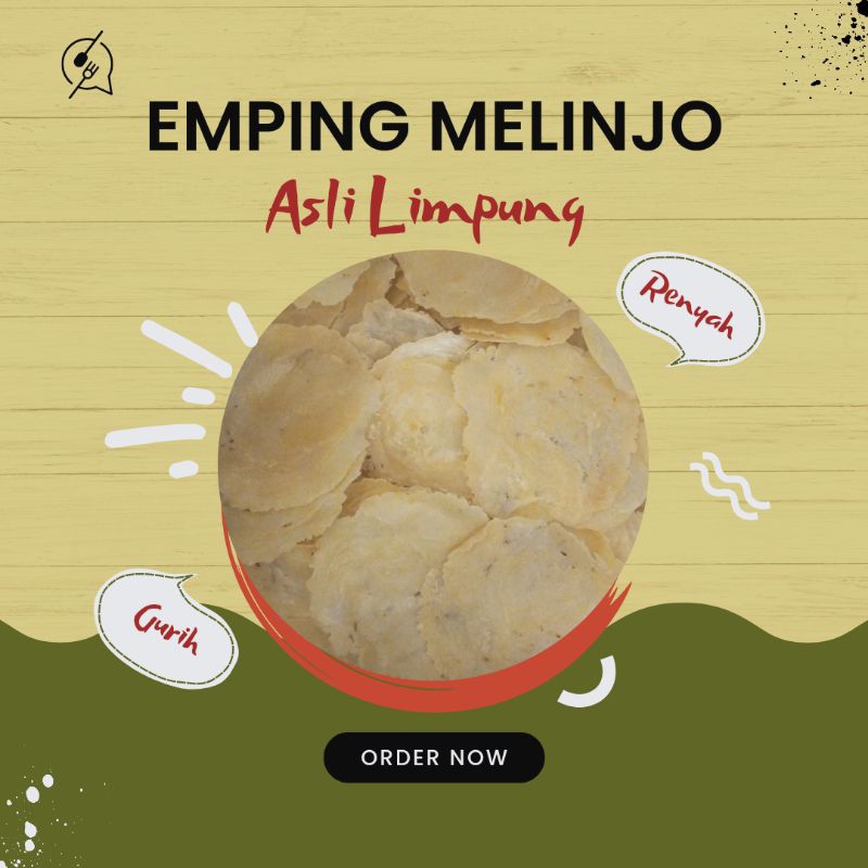 

Emping Melinjo Mentah Asli Limpung 500 gr