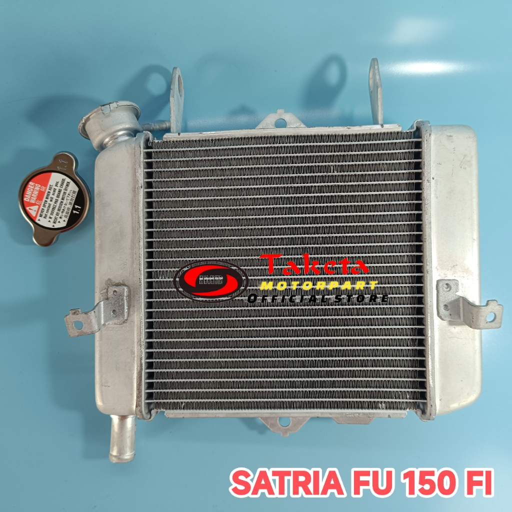 RADIATOR SATRIA 150 FU FI /GSX R15 /PNP MODIF NMAX /MX KING/SONIC/VIXION/CBR 150 + TUTUP