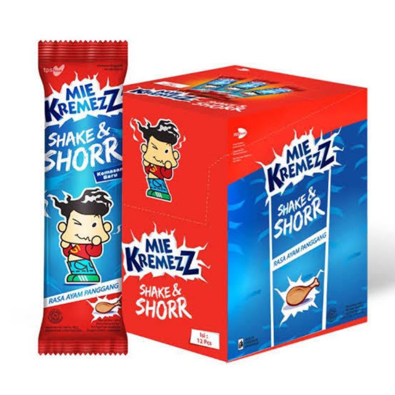 

Mie Kremezz Shake & Shorr - Rasa Ayam Panggang (1 box/20 pcs)