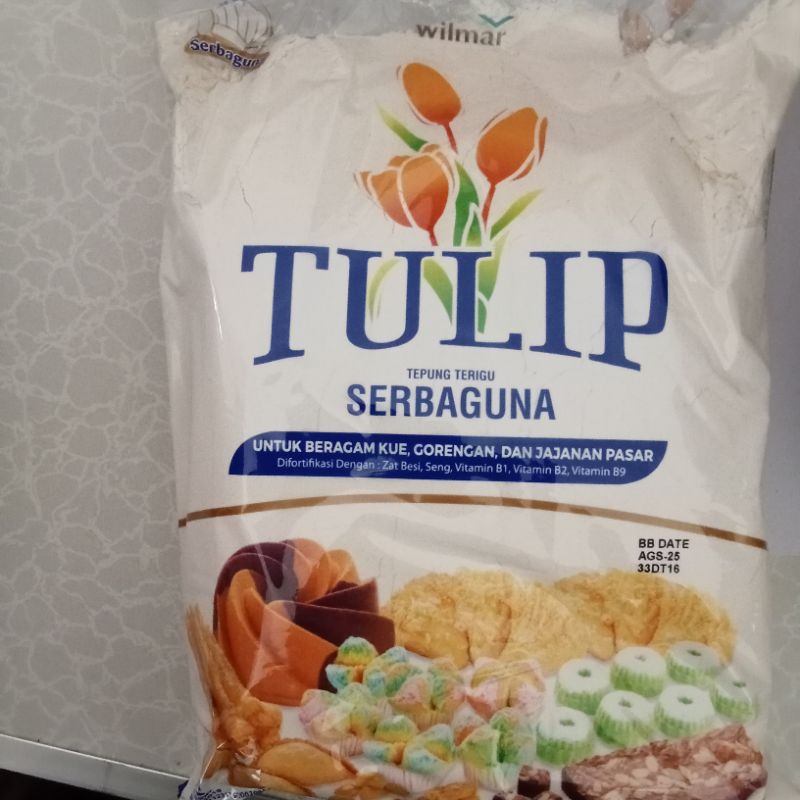 

Tepung terigu serbaguna 1kg merk tulip